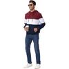 Large Size Men's Hooded Pullovers Checkered Color Blocking Sweatshirt Retro Jacquard Casual Sports Hoodie for Men