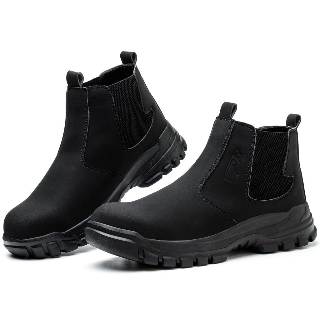 Work Sneakers Men Indestructible Shoes Work Safety Shoes With Steel Toe Cap Puncture-Proof Male Security Protective Shoes