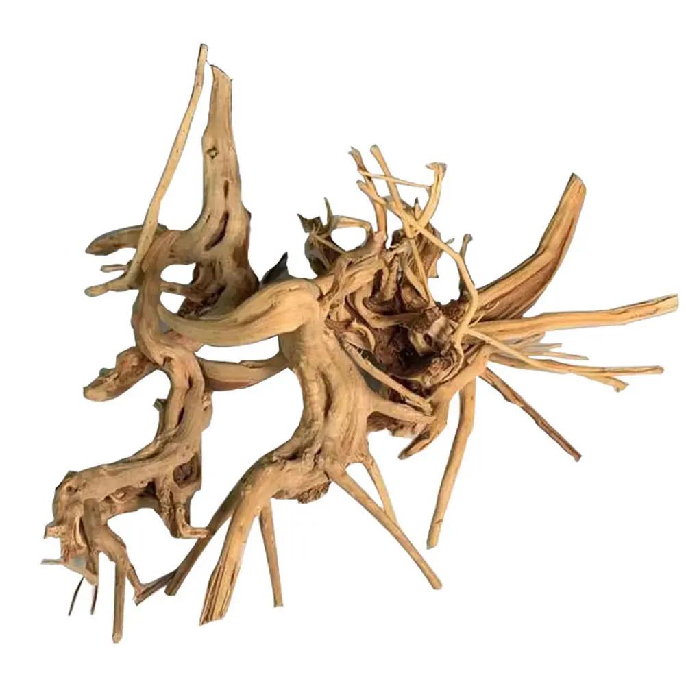 Natural Tree Trunk Aquarium Decoration Sunken Wood Landscaping Ornaments Decor Fish Tank Ornament Different Shape