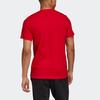 Adidas Big Logo Sports T-Shirt Men Tops Red FL3943