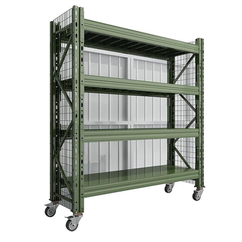 Yishunda Heavy-Duty Mobile Storage Shelf