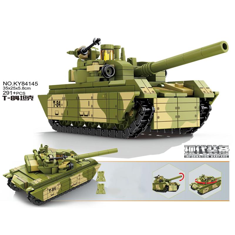 T-84 T-90M PT-91 M1 Abrams Battle Tank WWII Military  Infantry Fighting Building Blocks Sets Model Dolls Brick Toys Kids Gifts