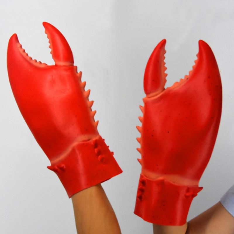 2026New black horror gloves, animal paw design, for Halloween costumes, carnival performances, and adult use