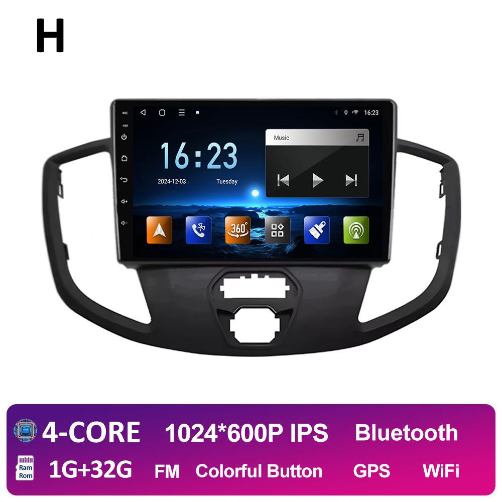 

Android 14 Wireless Carplay для Ford Transit 2015 2016 2017 2018 Навигация GPS Вентилятор охлаждения Автомагнитола Автомобильный мультимедийный проигрыватель WIFI