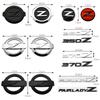Car Front Emblem Sticker Auto Rear Trunk Badge for Z 350Z 370Z Fairlady Z3 Z34 Altima Leaf Livina Maxima Qashqai Sylphy