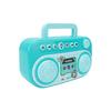 Wireless Kids BT Karaoke Machine with 2 Microphones Portable Singing Speaker Handles Easy Storage Music Toy for Boys