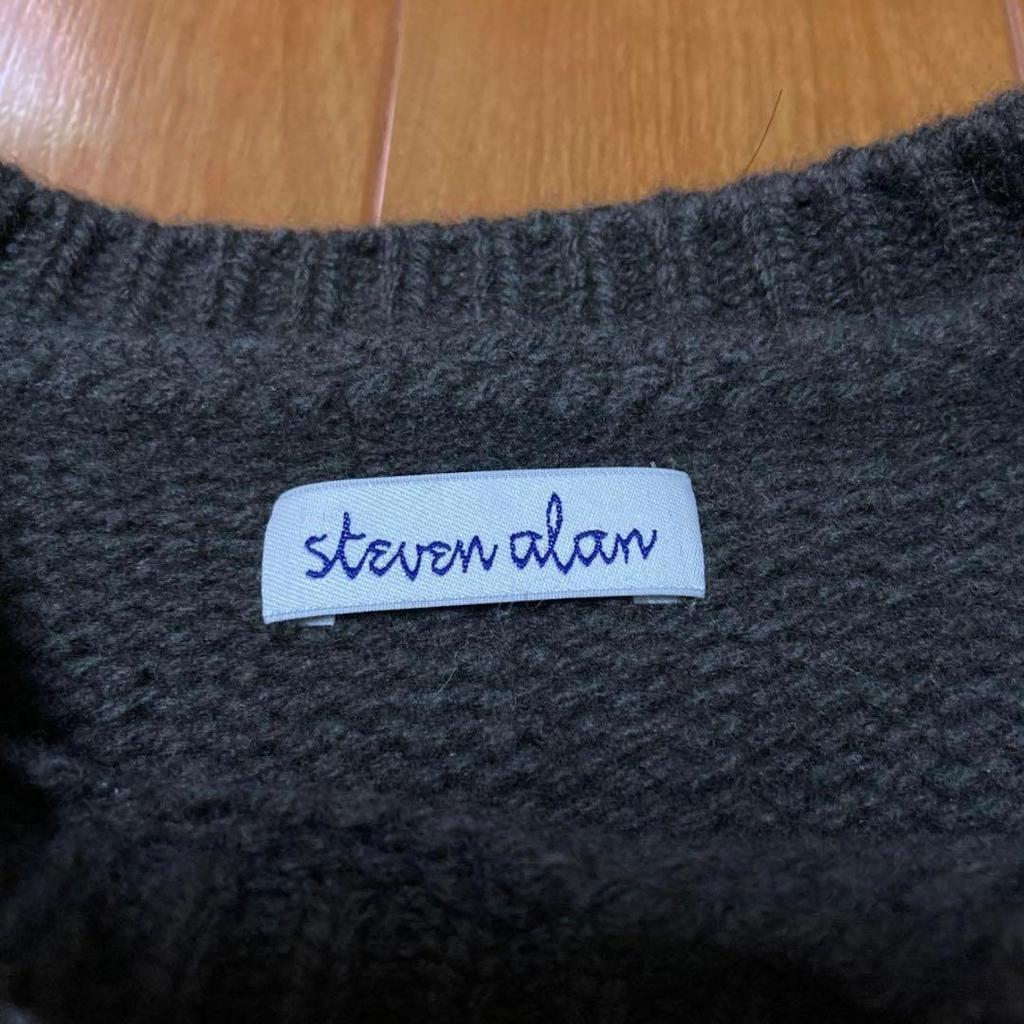 Used HAMILTON CREW NECK KNIT M size knit sweater