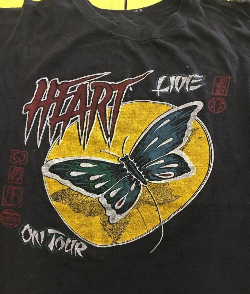 

Vintage Heart band Short Tee Shirt Mens Women All Size S to 5 XL UU505 4XL