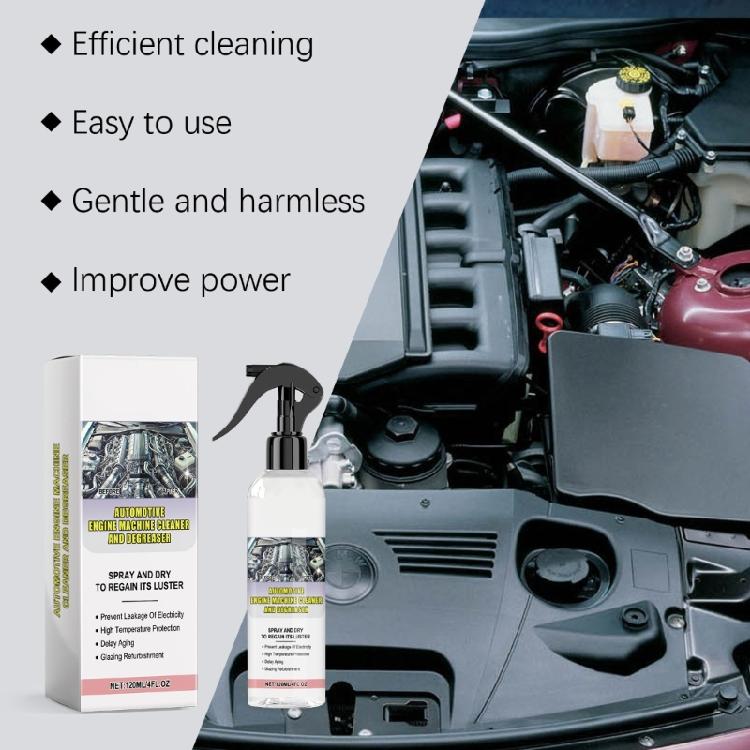 Car Engine Bay Cleaner & Degreaser Powerful Decontamination Cleaning Agent for Engine Compartment Grease Remover