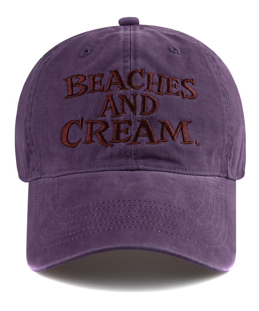 Bichiseuaenkeulim Big Logo Cation Ball Cap-Purple