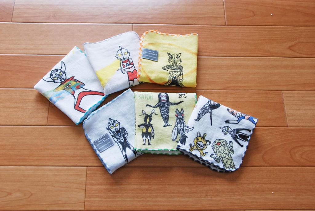 Kaneno Made in Gauze Untwisted 23 x Ultraman Quick Drying Towel, Japan, Towel, Pile, Sevenger, Approx. 23cm, MS, Senshu,