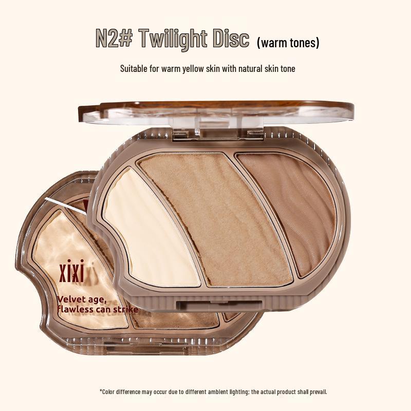 

Палітра для контурування обличчя xixi Light & Shadow: Легкий скульптор та хайлайтер «Все в одному»