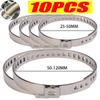 Self-Locking Stainless Steel Driveshaft Axle Joint Clamps CV Boot Clamps Ties for Most Automotive Adjustable Universal Clamps