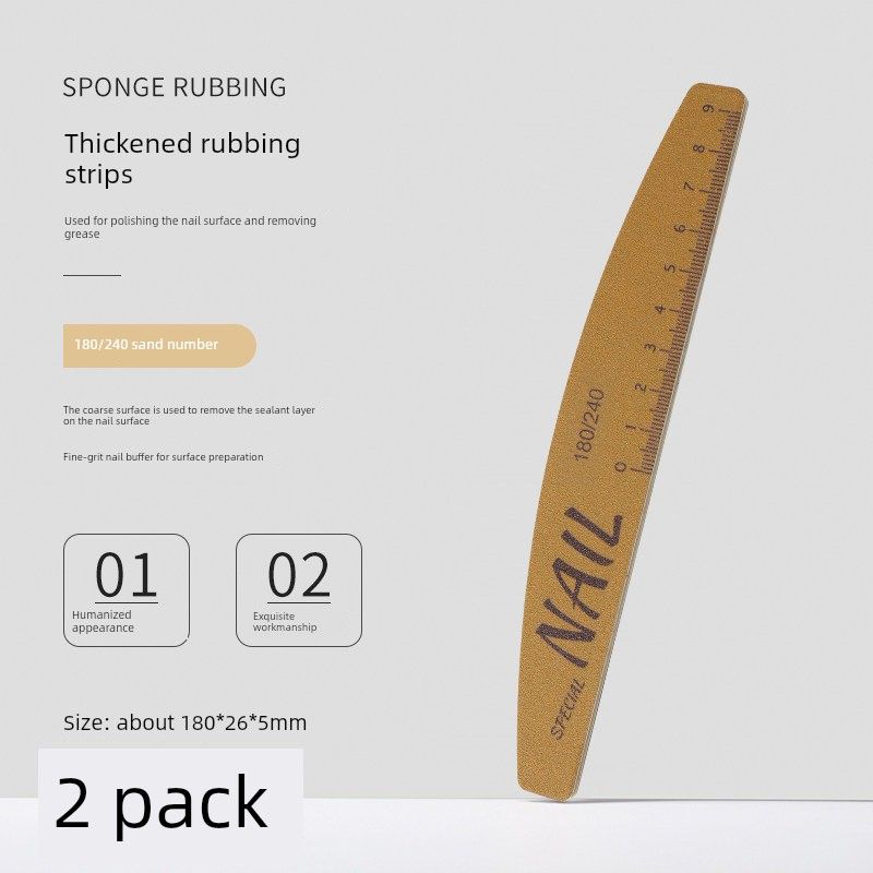 Nail Polishing Strips, Nail Buffing Strips, Sponge Polishing Strips, Nail Files, Polishing Sand Strips, Tools Suitable for Nail Salons