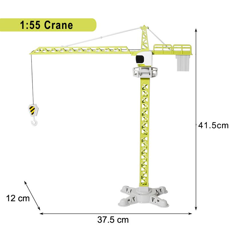 Zabawki pojazdy budowlane dla chłopców Stop+Plastik Model Ciągnika Koparki Spycharki Dźwigu Ciężarówki Odlewany Model Kolekcja Dziecięca Prezenty