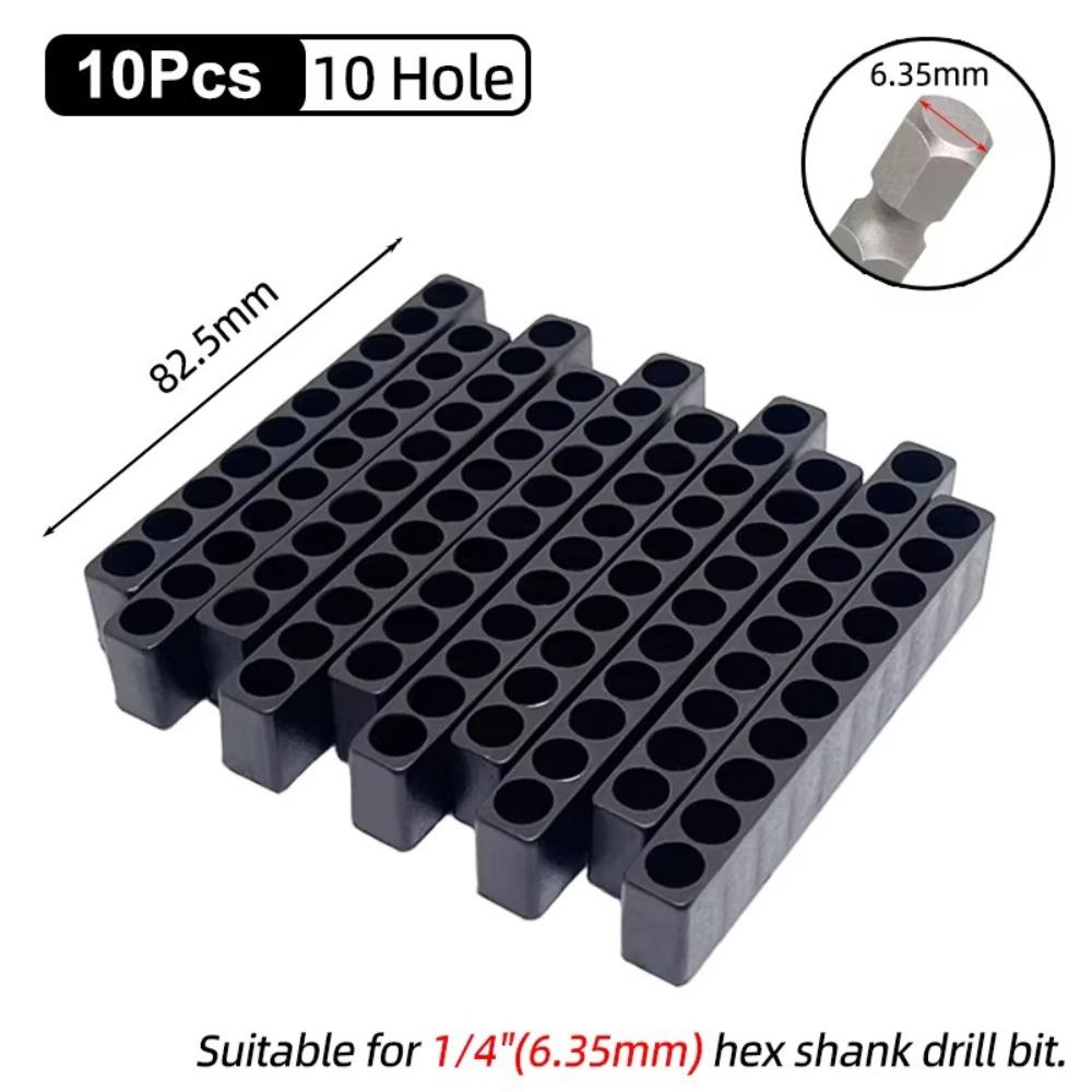 Sechskantschaft Schraubendreher-Bit-Halter Kunststoff Bohrerständer Neu Schraubendreherkopf Aufbewahrung