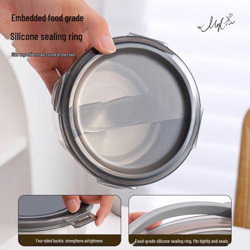 DM 316 Stainless Steel Food Grade Lard Container with Lid