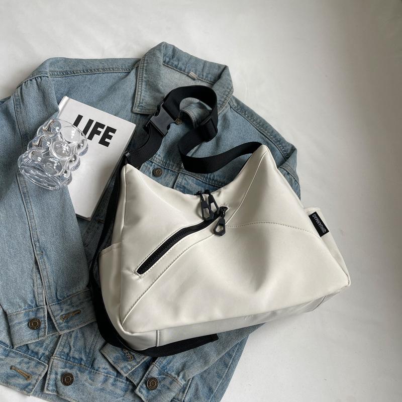 Casual big bag women's 2025 new fashion cloth bag shoulder bag large capacity tote bag class commuter messenger women's bag