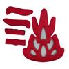 HANABASS 1 Set Bicycle Motorcycle Helmet Inner Pad with Insect Repellent Net