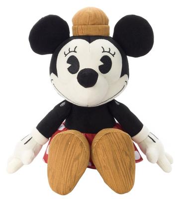 Disney Retro Minnie Mouse Plush Toy, Sitting Height 23cm