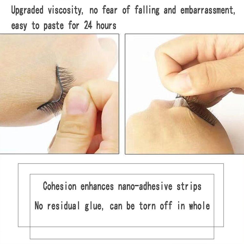 Hypoallergenic Adhesive Tape False Eyelashes Strips Lashes Extension Tool Reusable Lash Strip