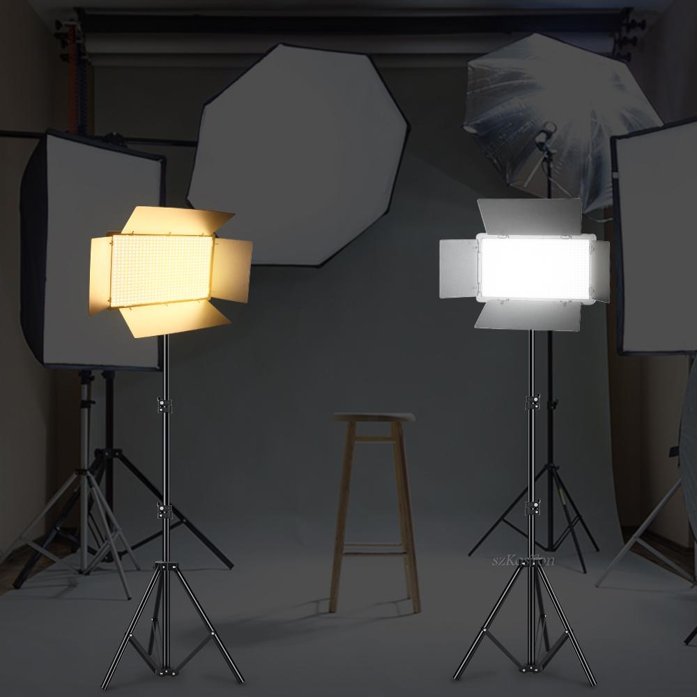 40W Led Video Light Panel 3300K-5600K EU Plug Photography Studio Lighting For Photo Video Shooting Youtube Camera Fill Lamp