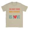 Unisexs The Only Thing More Powerful Than Hate Is Love T Shirts  100 Cotton Clothing Short Sleeve Crewneck Tees Printed TShirts