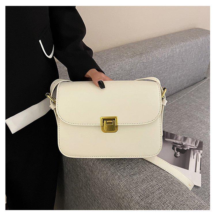 2024 Retro-Style Women's Small Square Commuter Shoulder Bag - Classic & Versatile