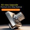 Zincs Alloys Glass Cabinet Lock Corrosion Resistant High Strength Door Lock Non Perforated Easy To Install Movable Door Lock Pin