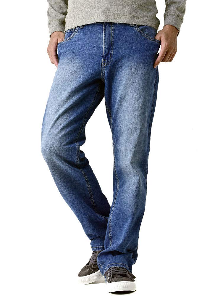 

Outdoor Products Men s Wide Straight Denim Jeans, Authentic 8600 / C6U / 82 73, Used Blue