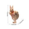Cute Resin Rabbit Flower Pot Hanger Ornaments Climbing Bunny Figurine Animals Statue for Garden Yard Home Decor