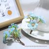 Handmade Five-Prong Plum Flower Wedding Hairpin Arrangement