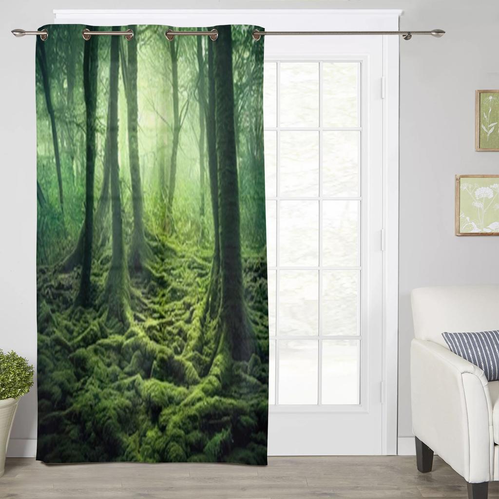 Boho Tribal Totem Window Curtain Modern European Style Curtains for Bedroom Living Room Backdrop Curtain
