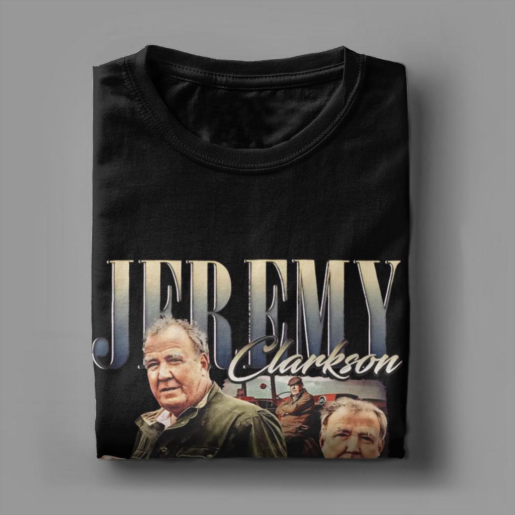 Hip Hop Jeremy Clarkson Vintage T-Shirt Men's Cotton Short Sleeve Crewneck Summer TopsTops