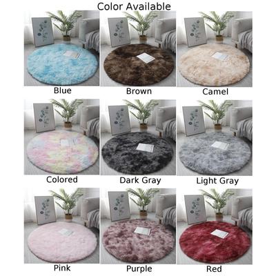 Living Room Mat Round Rug Rugs Shaggy Accessories Home Floor Decoration Fluffy