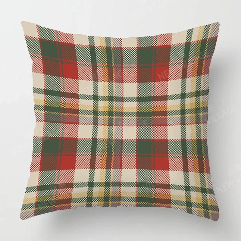Simple line checkered pillowcase sofa cushion cover and home decoration can be customized for you 40x40 50x50 60x60 45*45 35x35