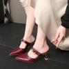 Fashion Outside Shoes with Heel Slides Korea Style Summer Footwear on Promotion Top Designs Sale  Women's Slippers and Ladies Sandals