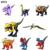 Bunte Jurassische Beutel-Dinosaurier Bausteine 8 Sorten Intelligentes Spielzeug