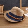 Cappello di Paglia Genitore-Figlio Versione Coreana, Cappello da Spiaggia Estivo, Cappello Jazz da Viaggio per Uomo e Donna, Cappello a Cilindro, Cappello Fresco per Protezione Solare