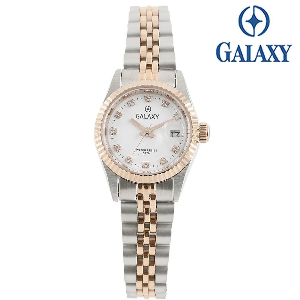 Galaxy 50M Wasserdichte Herren-/Damen-Paar-Armbanduhr QT7013ME/QT7013FE