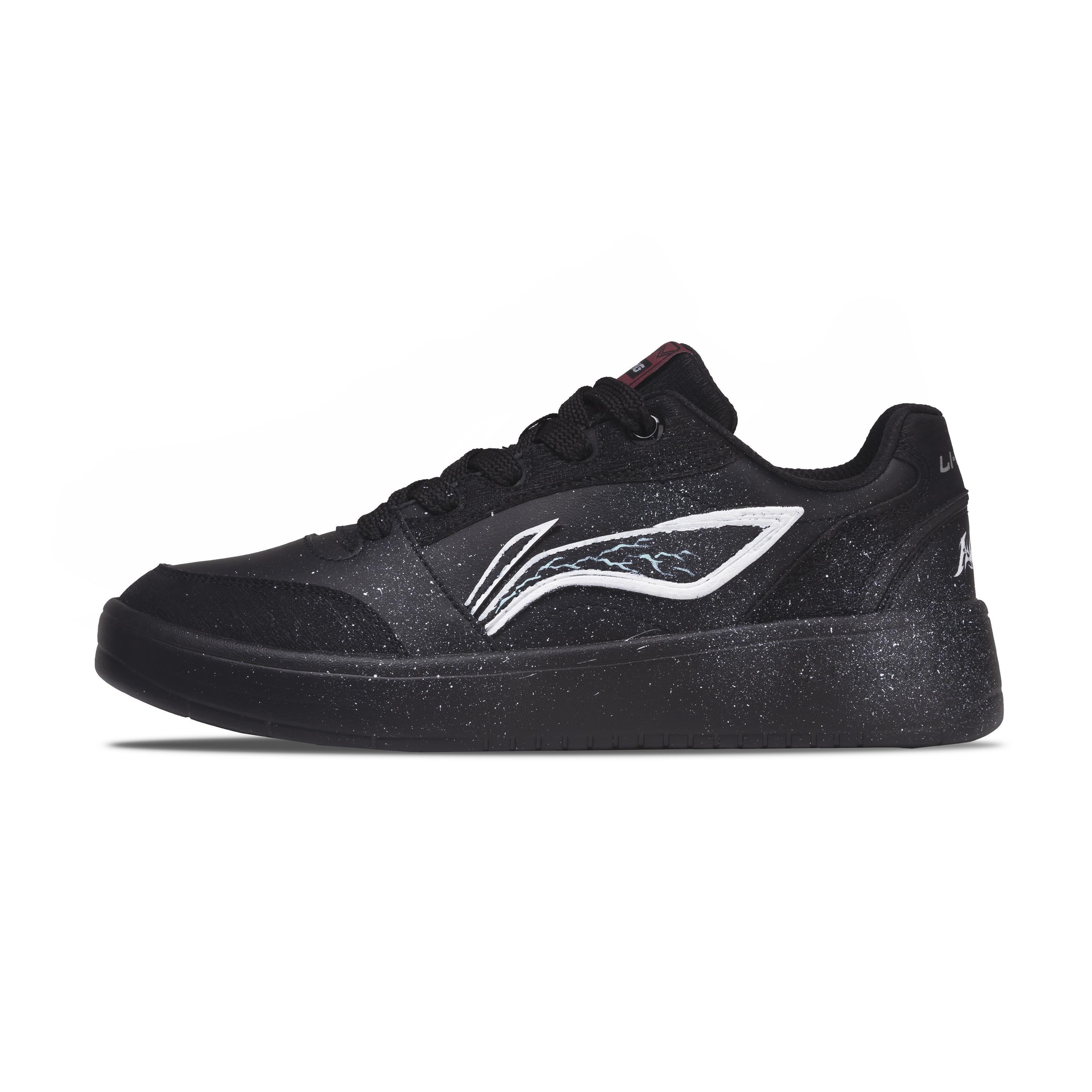 Li Ning Sycee V3 Износостойкие Увеличивающие рост Увеличивающие рост Низкие Кеды для скейтбординга AGCV107-1(Команда1280-) 39.5