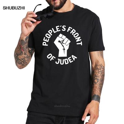 Life of Brian T Shirt Peoples Front Of Judea Tshirt British Comedy Film Pure Cotton Soft Comfortable Tops EU Size