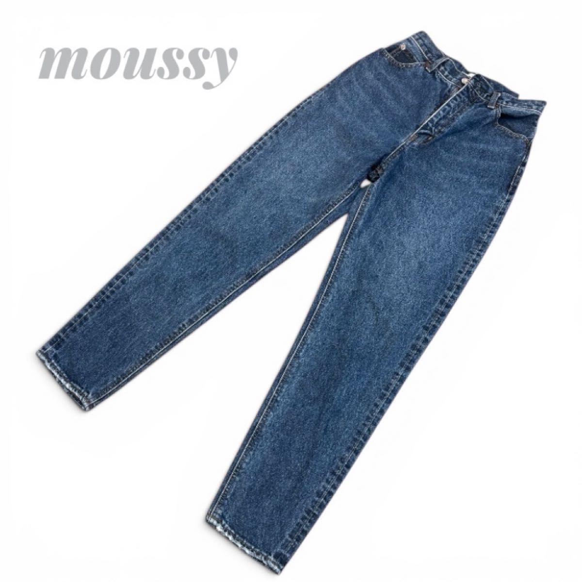 MOUSSY HW SLIM TAPERED Denim 25
