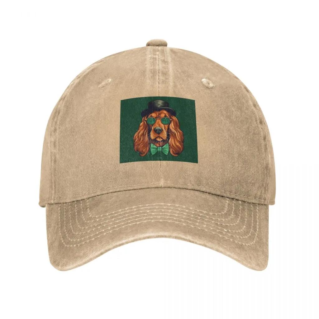 Hipster Irish Setter Baseball Cap Custom Cap Streetwear Sun Cap Cute Women Hats Unisexs