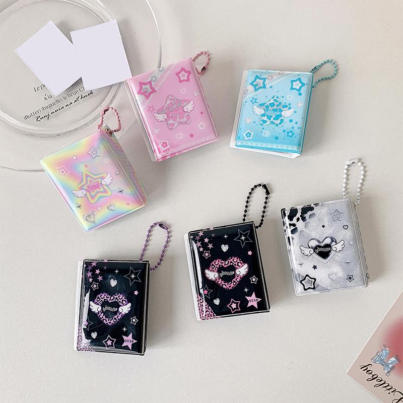 1 Stück Mini 2 Zoll Album Foto Fotokartenhalter Kpop Fotoalbum Idol Sammelordner Fotokartenhalter Karten Sammelbuch