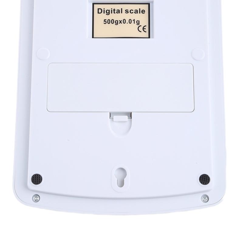 500g 0.01g Digital High Laboratory Analytical Scale LCD Display Compact Lab Scales Accuracy Weighs