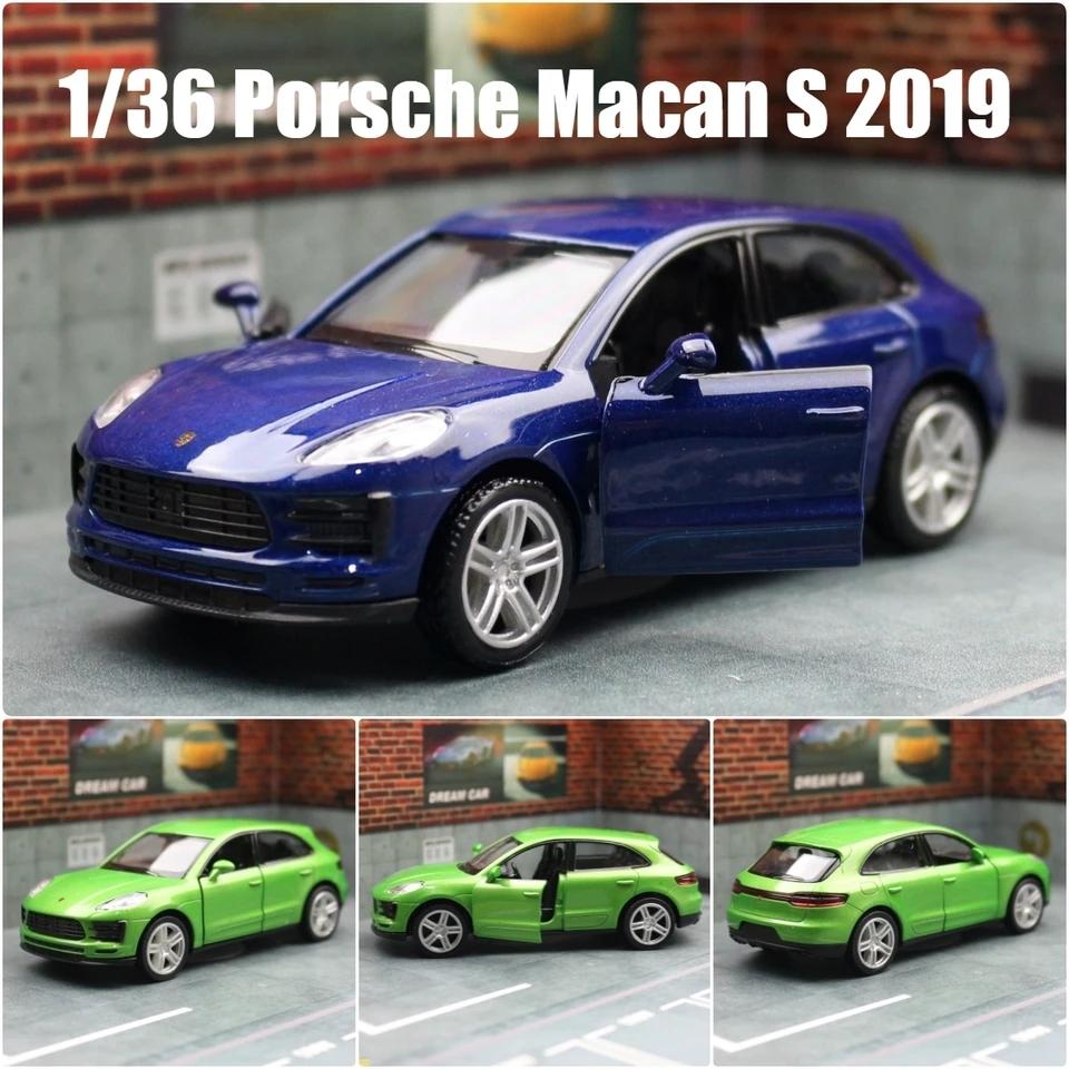 Porsche Macan S 2019 City SUV Simulation Diecast & Toy Vehicles Pull Back Car RMZ City 1:36 Alloy Model Gifts For Children
