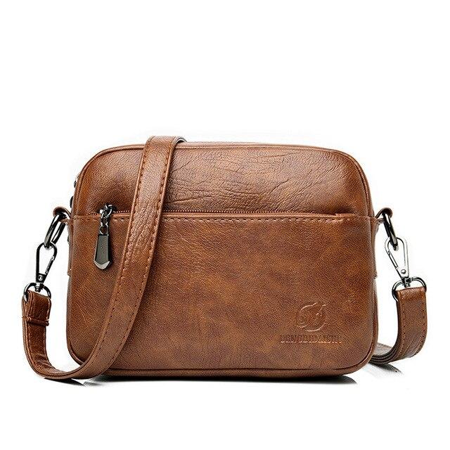 Leder Schulter Umhängetaschen Für Frauen Mode Kleine Tasche Dame Echtes Leder Frauen 'S Handtaschen