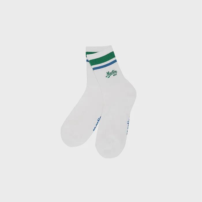 Symbol Point Middle Socks_Green (Men)