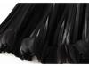 Elegant Pleated Midi Skirt with Elastic Waist for Spring and Autumn - Women 0663